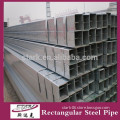 Build materials galvanized rectangular metal steel pipe